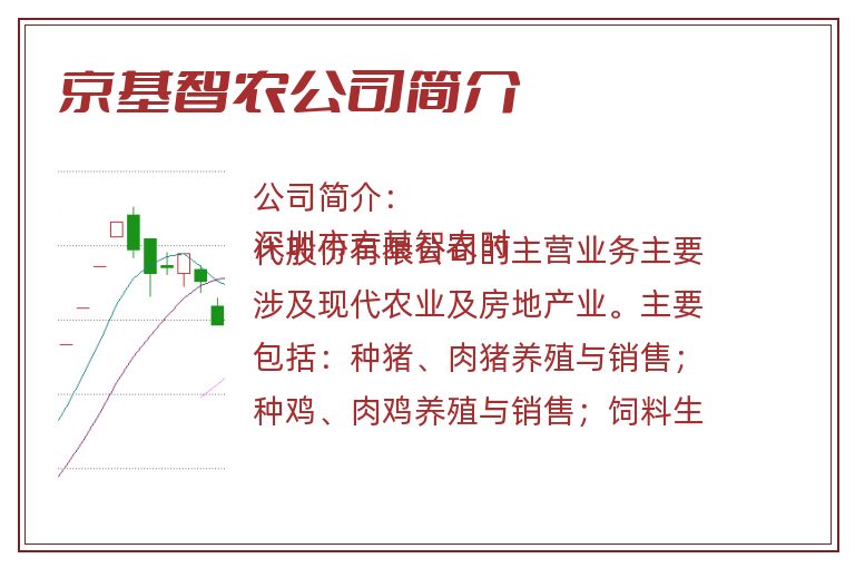 京基智农公司简介