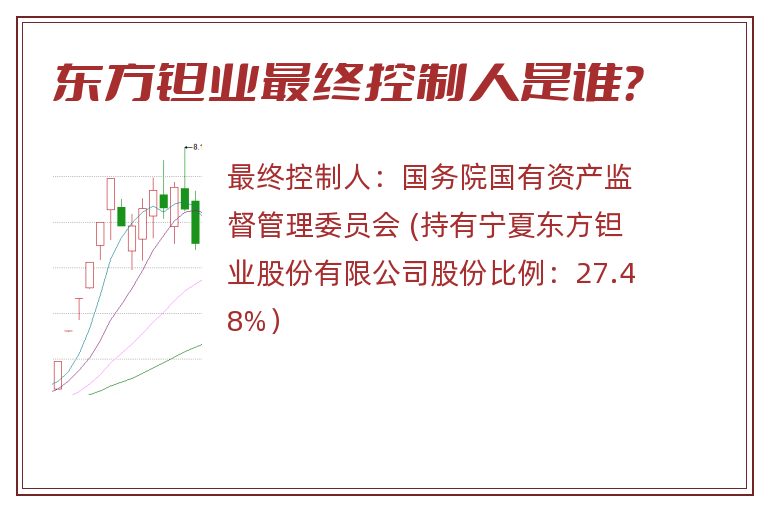 东方钽业最终控制人是谁？