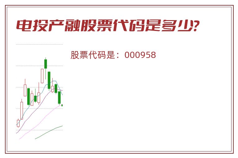 电投产融股票代码是多少？