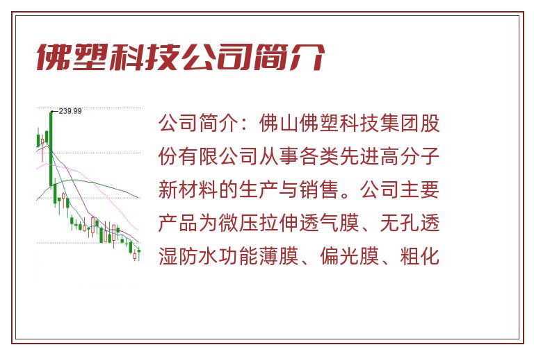 佛塑科技公司简介