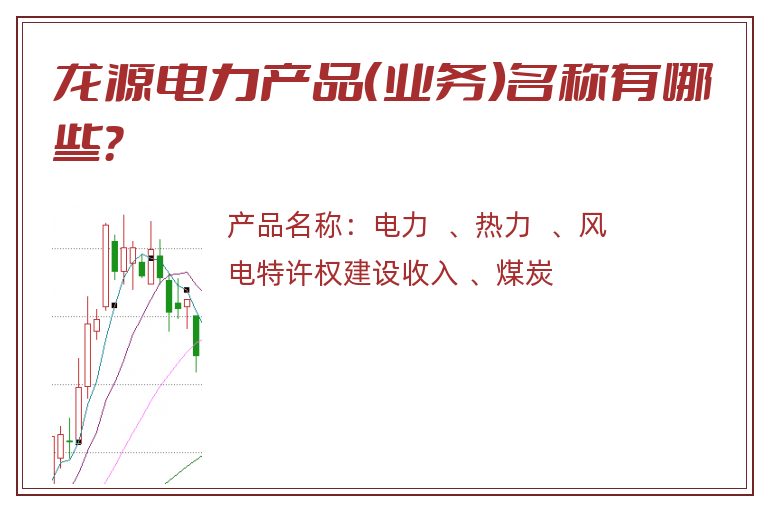 龙源电力产品（业务）名称有哪些？