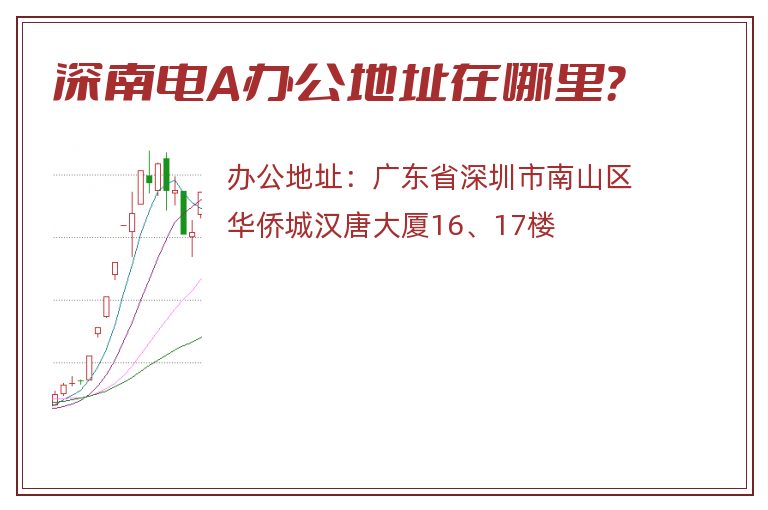 深南电A办公地址在哪里？