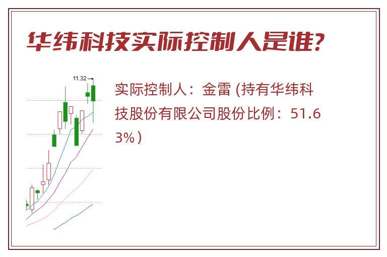 华纬科技实际控制人是谁？