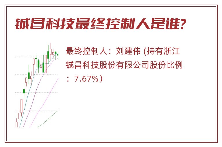 铖昌科技最终控制人是谁？