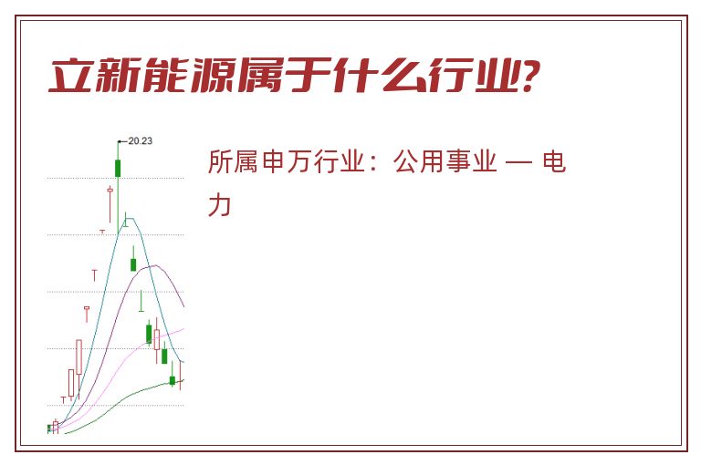 立新能源属于什么行业？