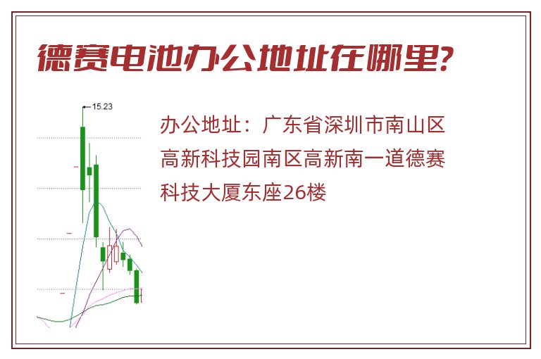 德赛电池办公地址在哪里？