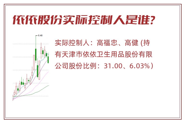 依依股份实际控制人是谁？