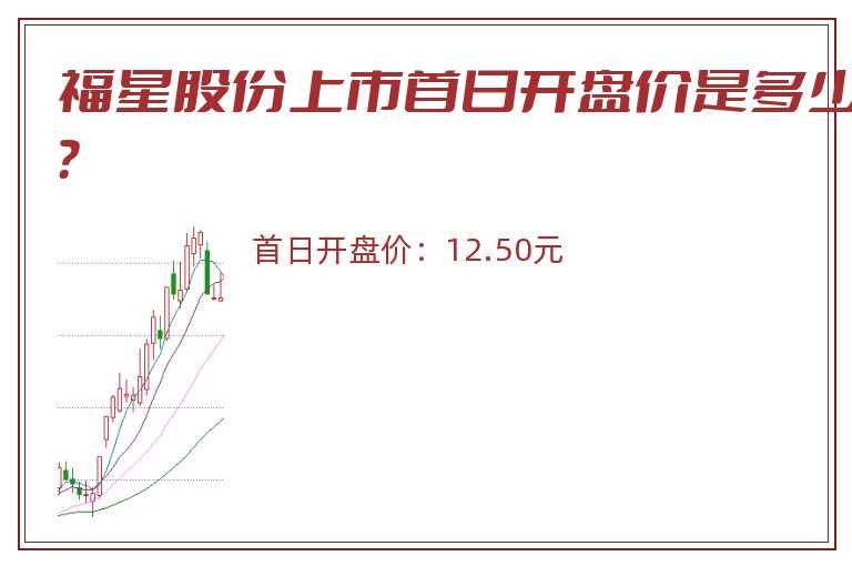 福星股份上市首日开盘价是多少？