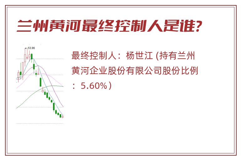 兰州黄河最终控制人是谁？