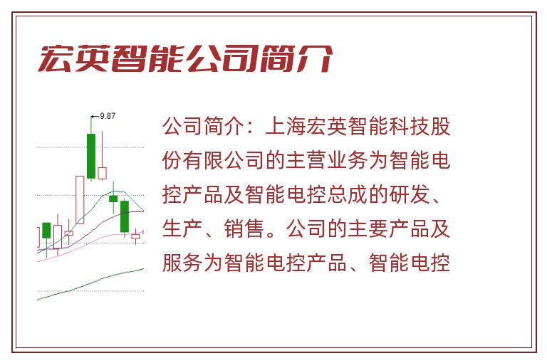 宏英智能公司简介