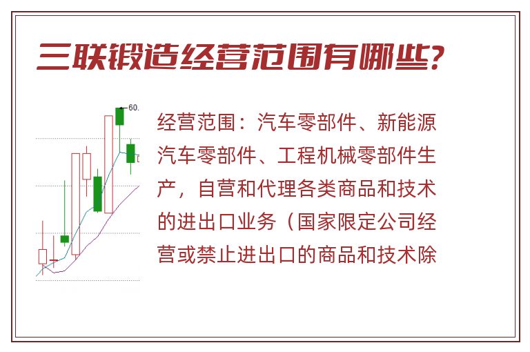 三联锻造经营范围有哪些？